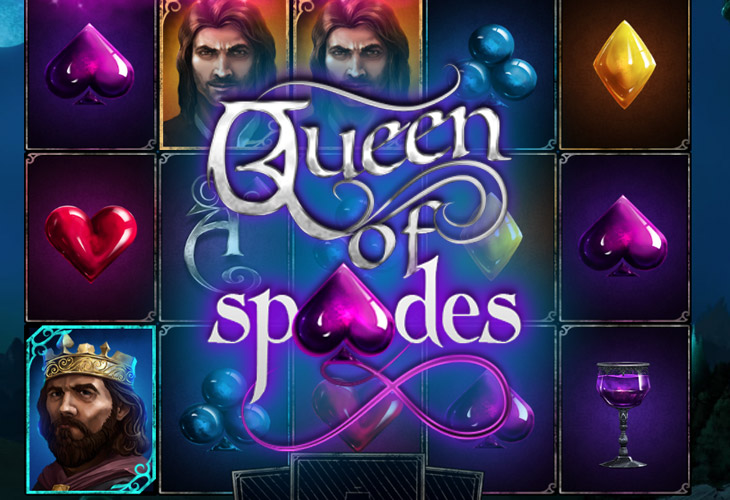Queen Of Spades - Mascot slot at Kasyno Vulkan Vegas Casino
